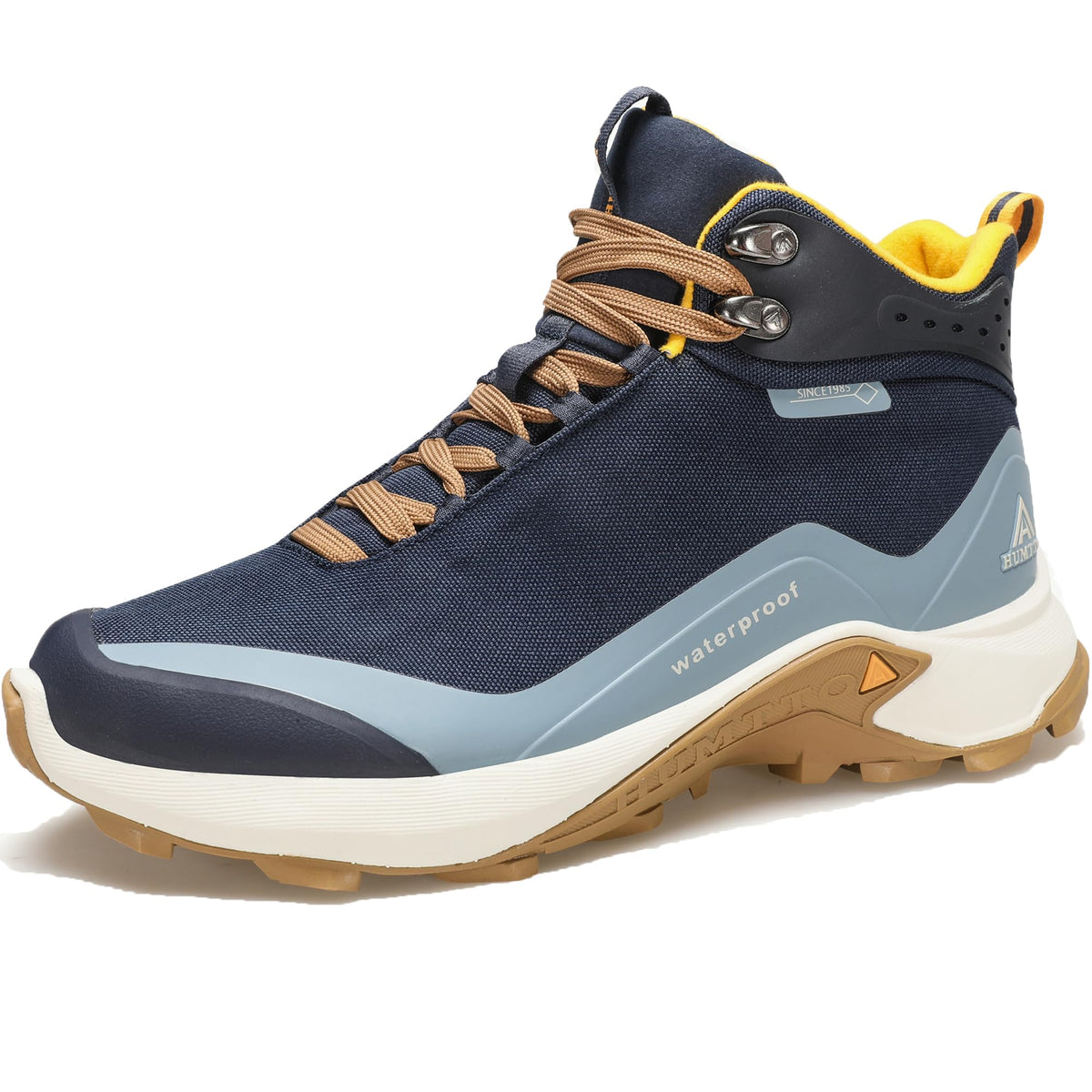 HUMTTO Womens Waterproof Hiking Boots Lightweight Outdoor Trail Backpacking Boot Trekking Hiking Shoes 10 Dark Blue