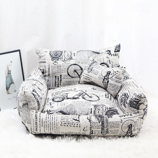 Canvas Pet Nest for Autumn and Winter Comfort